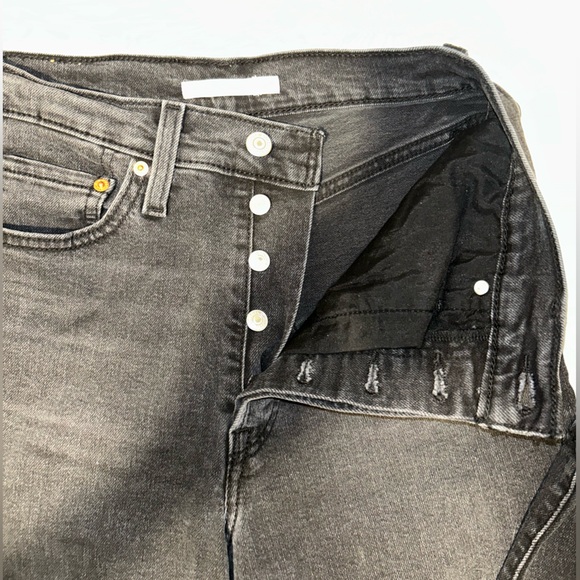 Levi's Ribcage Straight Ankle Women's Jeans | Size 27 | Black Rinse - Picture 14 of 14